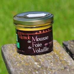 Mousse Foie de Volailles au Cognac BIO - 90 g