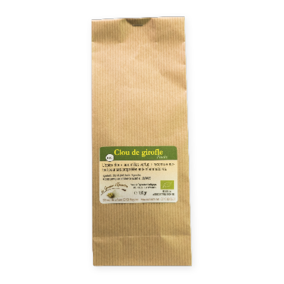 Clou de Girofle Bio en poudre - sachet - poids net 100g