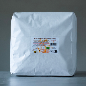 Amandes décortiquées BIO - 5 Kg - SACHET