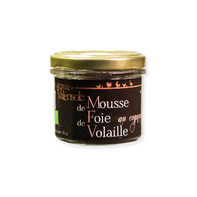 Mousse de foie de volailles au cognac BIO - 90g