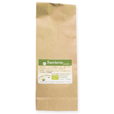 Sariette Bio en poudre - sachet - poids net 100g