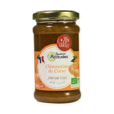 Confiture Clémentine de France bio - 250 g NATURGIE