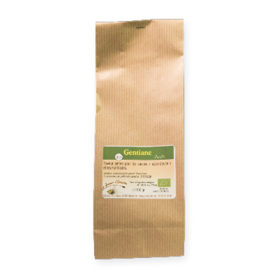 Gentiane jaune Bio en poudre - sachet de 100g