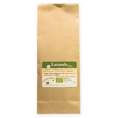 Lavande fleurs - sachet - poids net 40g