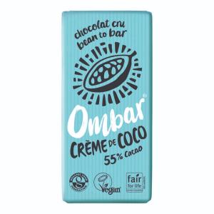 Ombar tablette crème de coco 55% cacao bio 70g