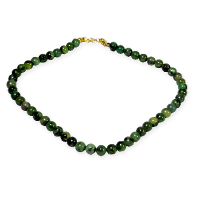 Collier de chrysoprase - 45 cm  - boules de 6 mm