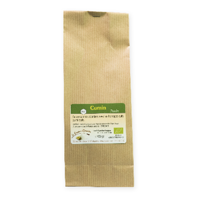 Cumin Bio en poudre - sachet - poids net 100g