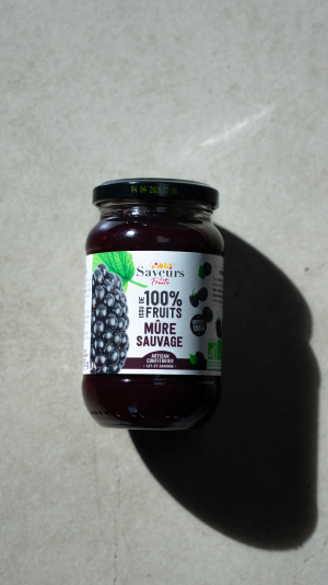 Purée Mûre Sauvage BIO - 100 % issu de fruits - 310 g - Naturgie
